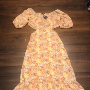 19 Cooper women’s maxi dress size medium floral, print new with tags